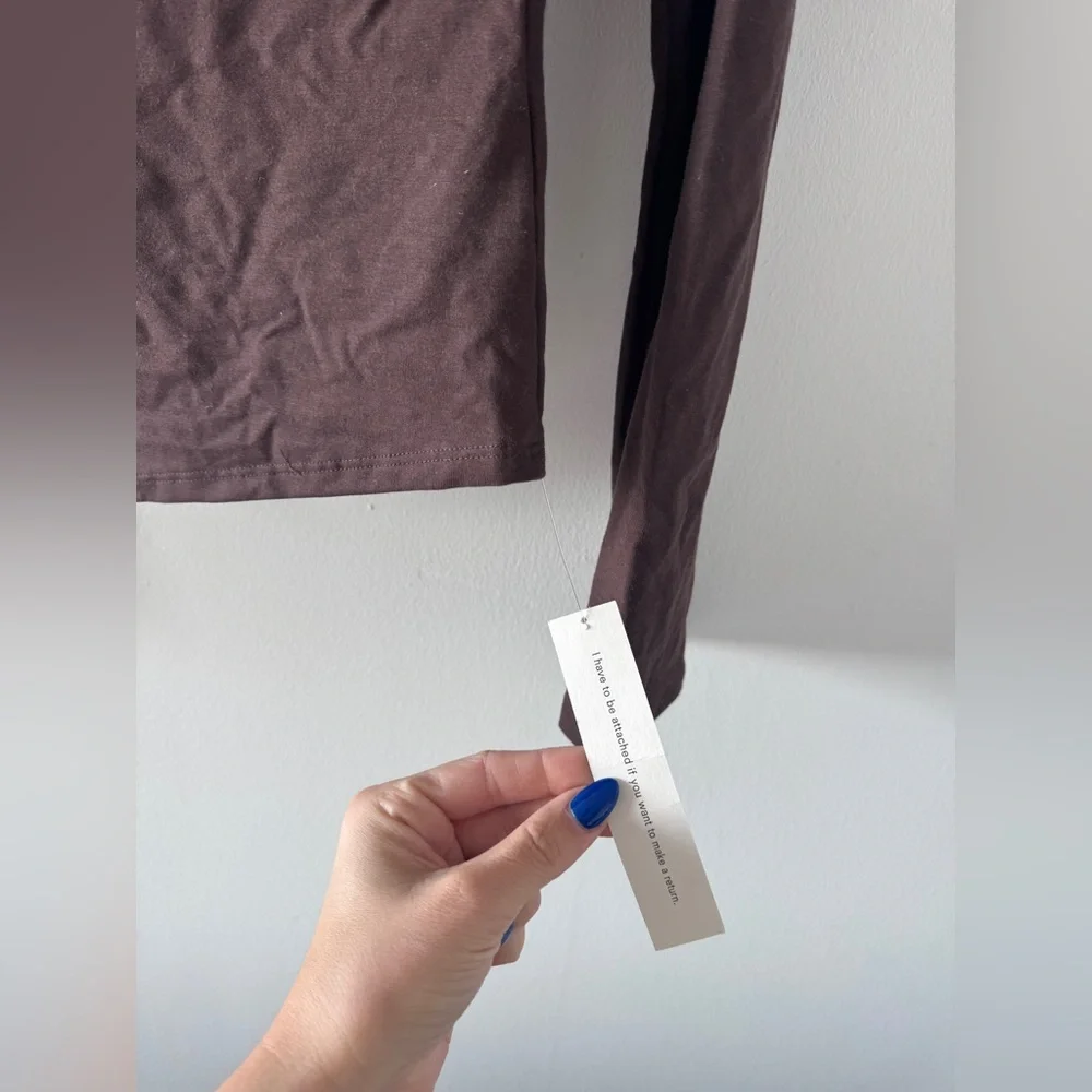 REFORMATION Nicola Knit Brown Blouse XS - Picture 6 of 6